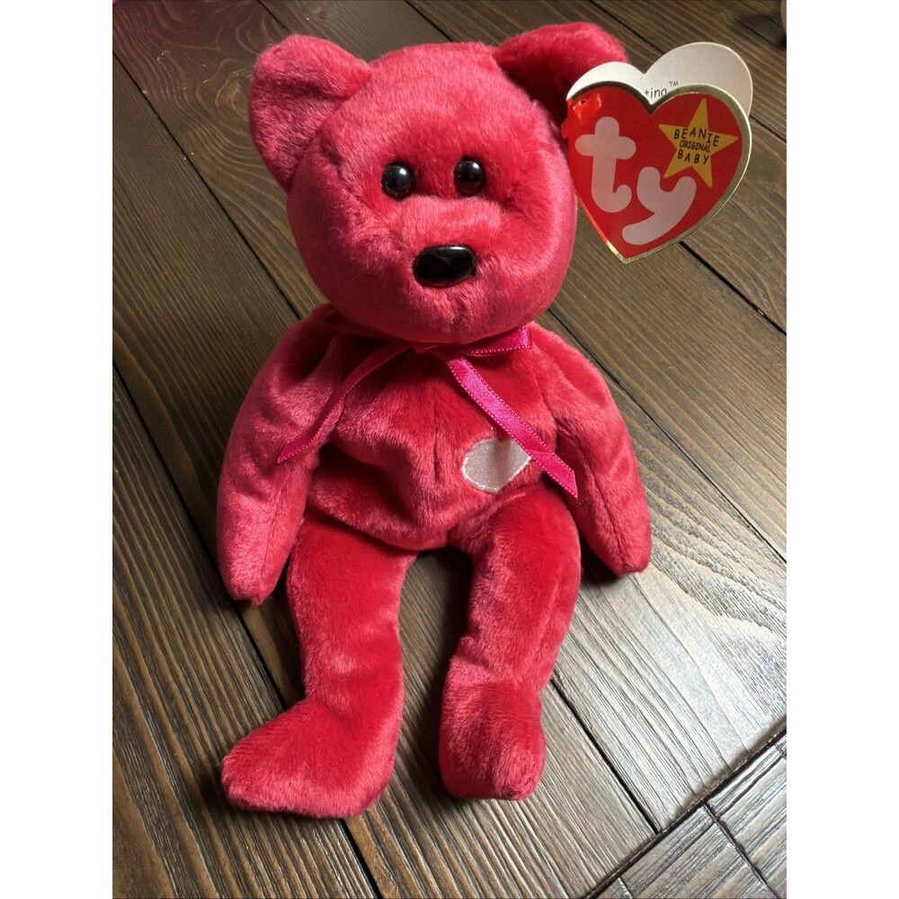 Ty Beanie Babies VALENTINA with - Very Good Condition **See Details